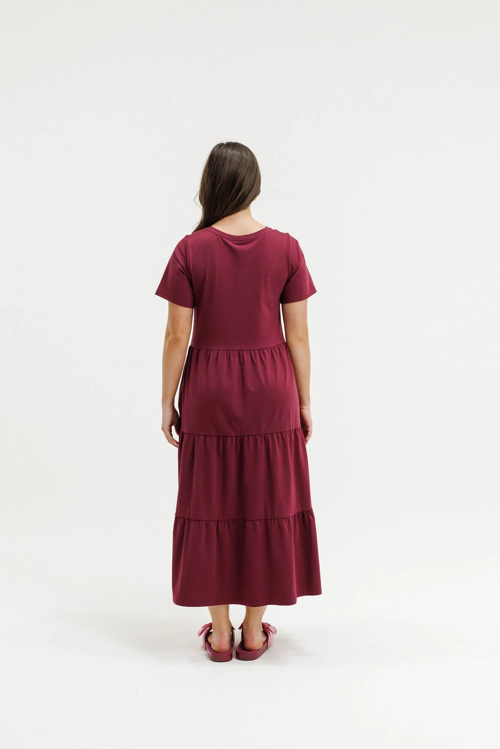 Homelee Kendall Dress | Merlot