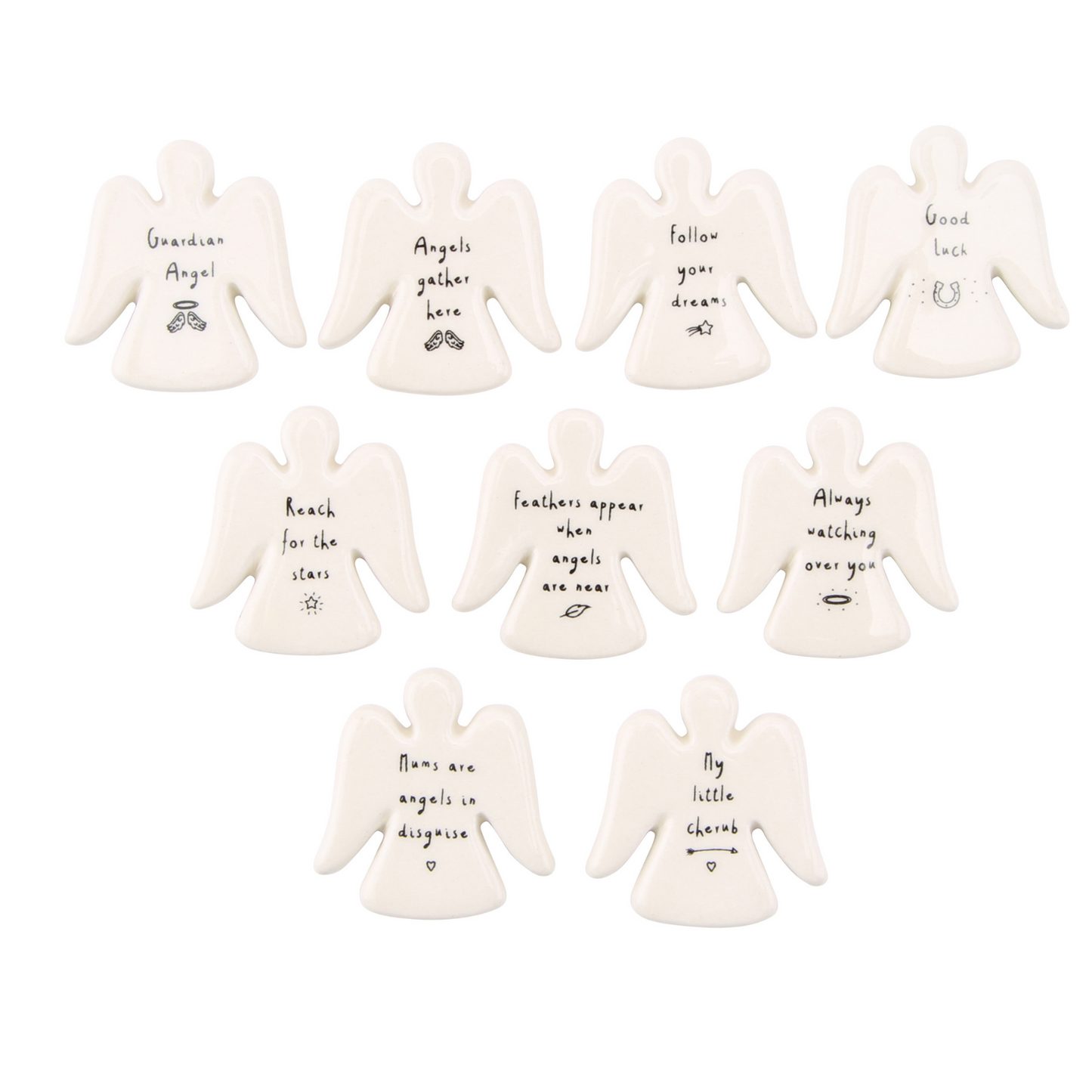 Ceramic Angel Tokens