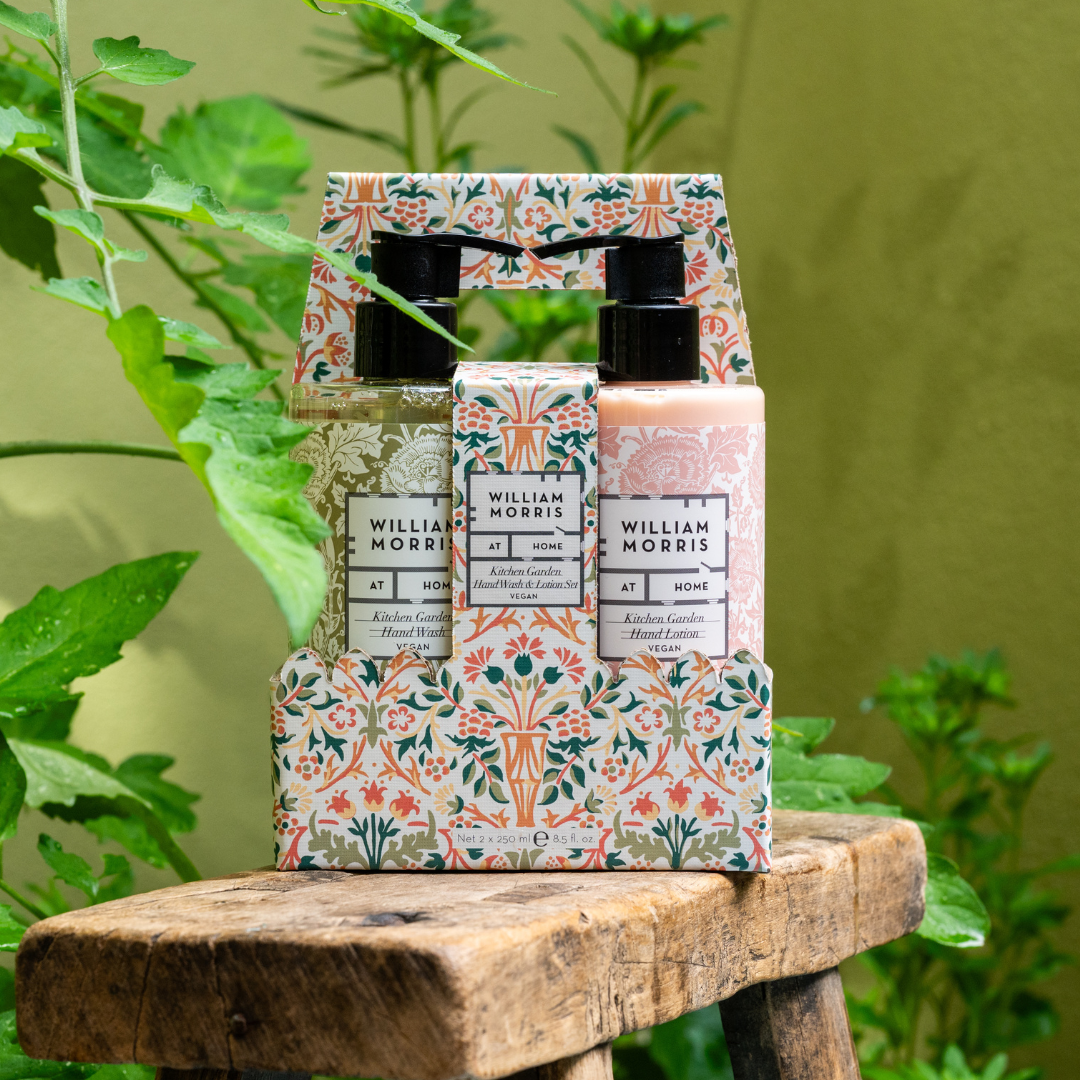 William Morris Kitchen Garden Hand Wash & Lotion Set