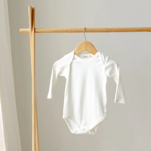 Hello Poppet Long Sleeve Ribbed Bodysuit