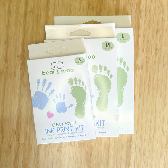 Bear & Moo Clean Touch Ink Print Kit