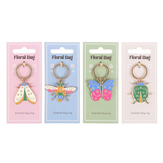 Floral Bug Keyrings
