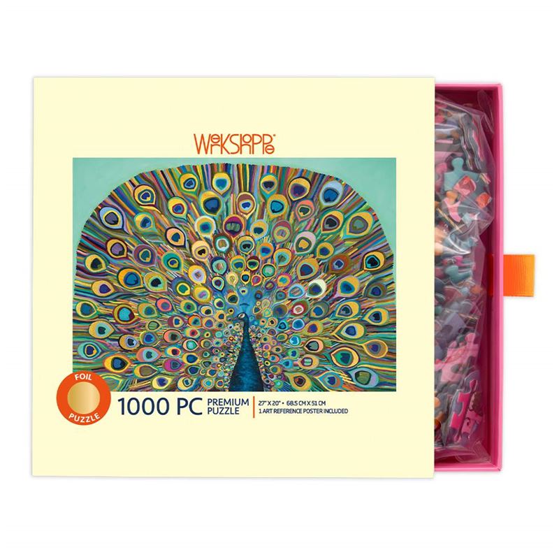 WerkShoppe - Peacock Puzzle 1000 Pce