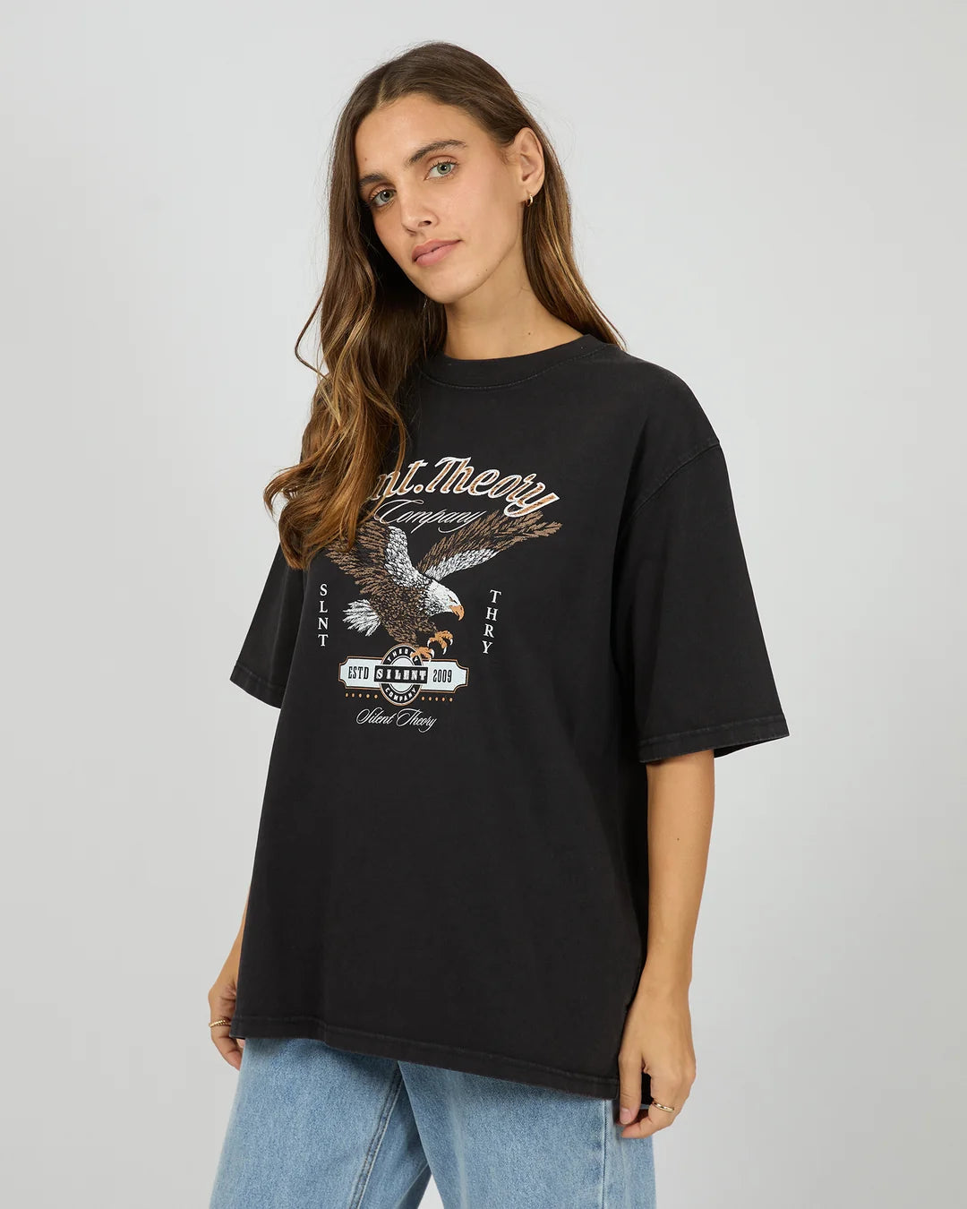 Silent Theory Legacy Tee | Washed Black