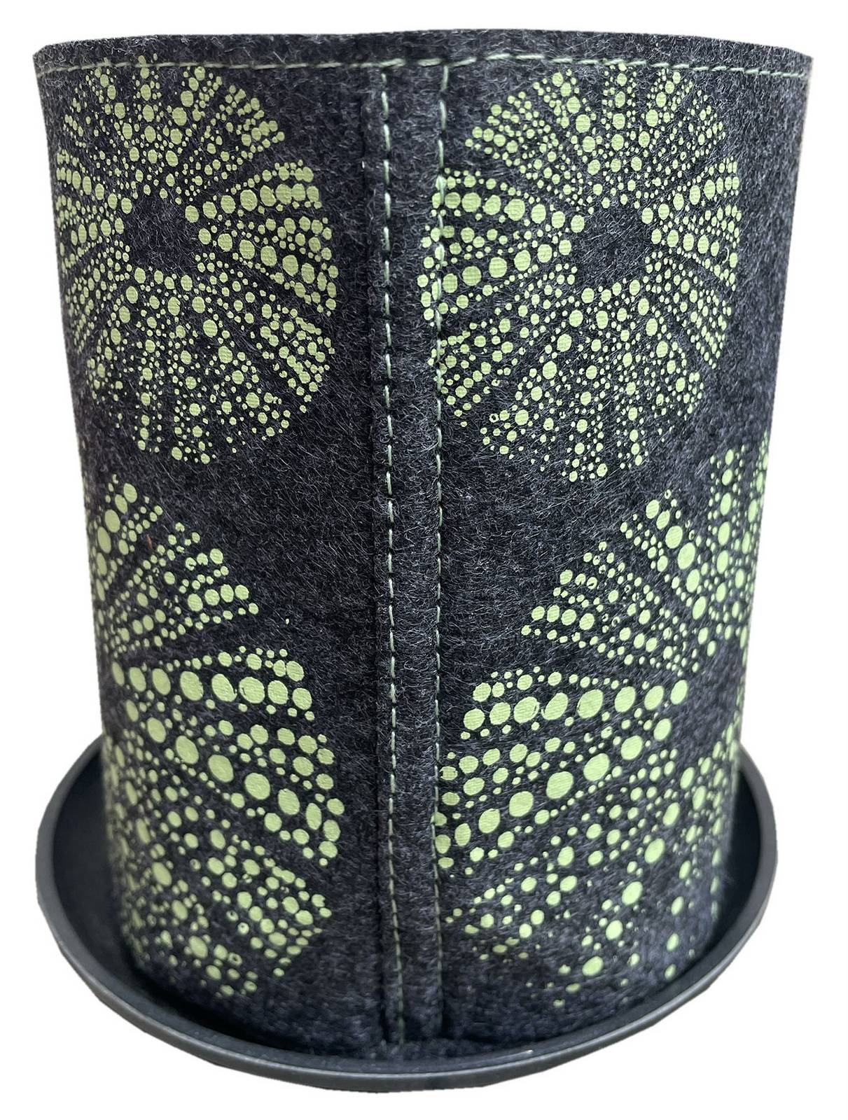 Jo Luping Design - KIna Green on Grey| Ecofelt Growbag