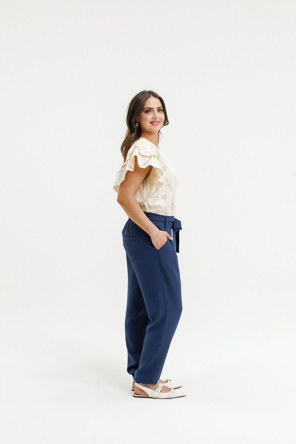 Homelee Evelyn Blouse | Coastal Daisies