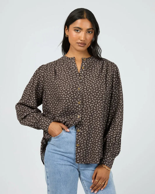 All About Eve Long Sleeve Vali Shirt