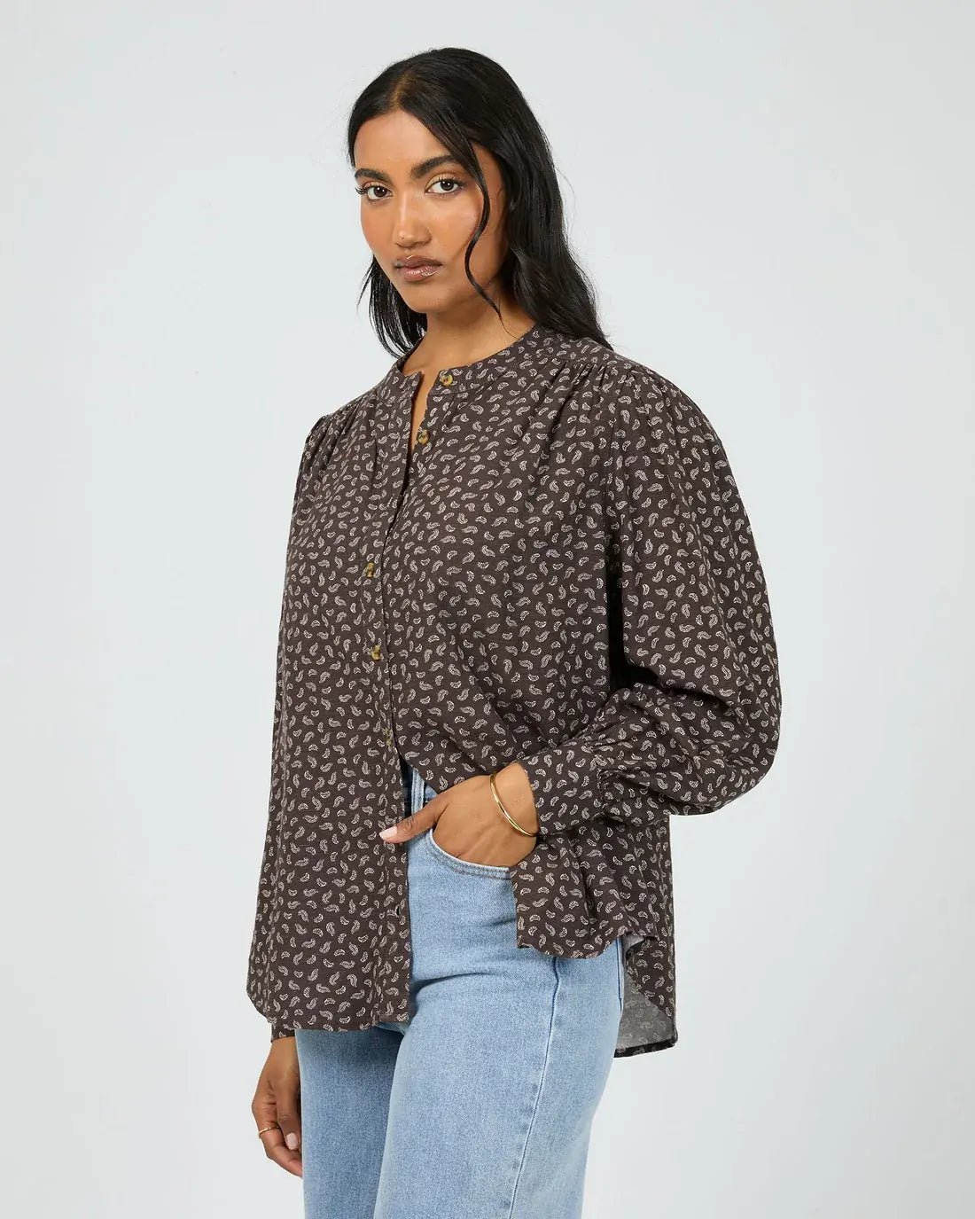 All About Eve Long Sleeve Vali Shirt
