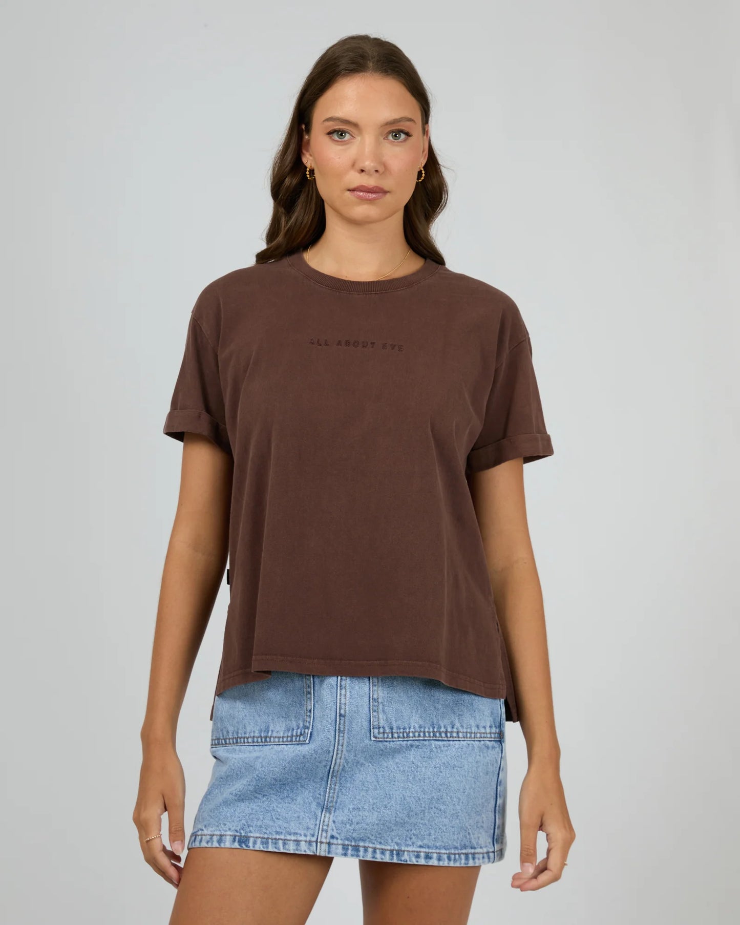 All About Eve Washed Tee | Brown