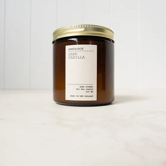 Amberjack Large Soy Candle - Dark Vanilla