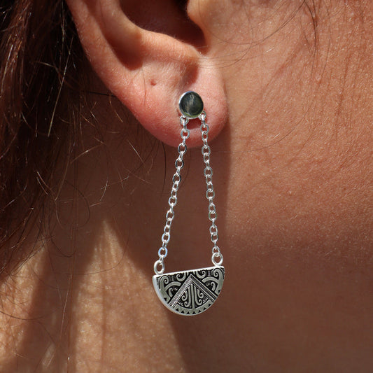 Little Taonga Maunga-nui Breastplate Earrings