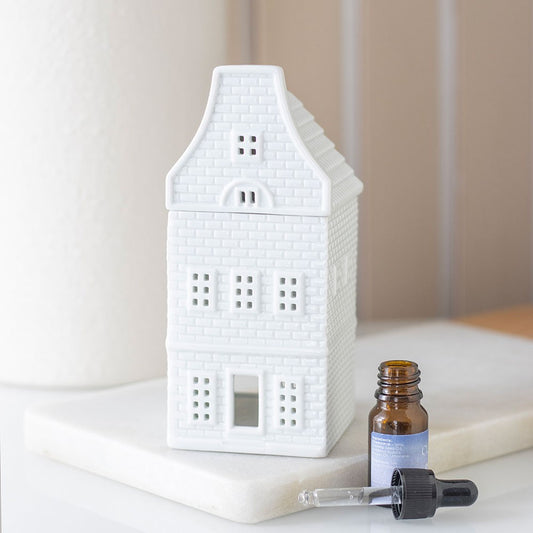 White Nordic House Ceramic Oil Burner