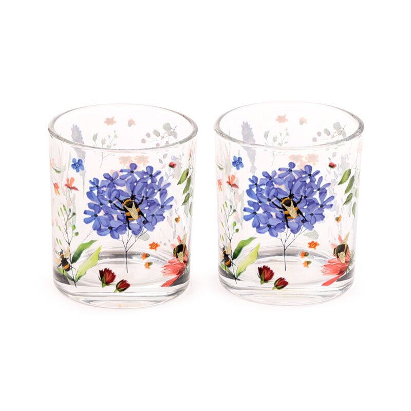 Nectar Meadows S/2 glass tumblers