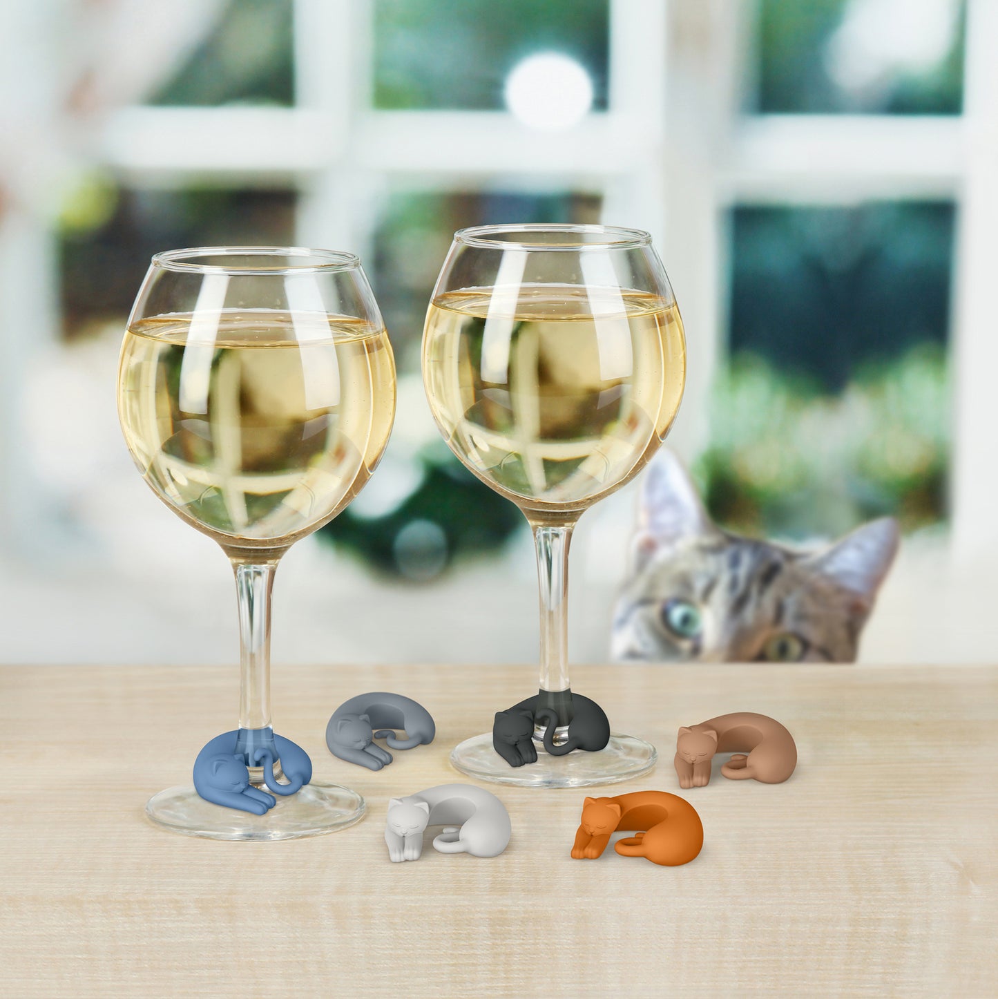 Fred Wine Lives | Cat Wine Markers