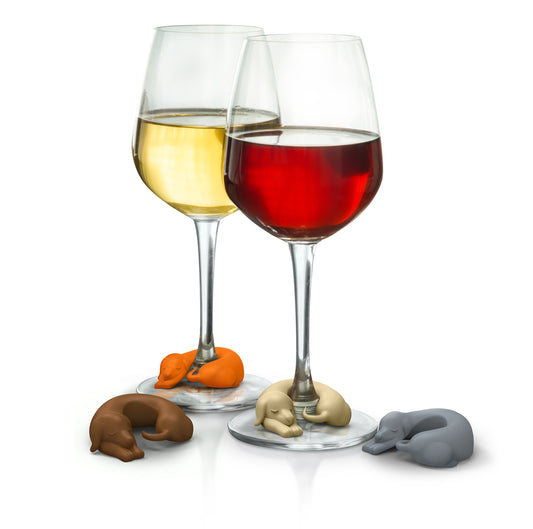 Fred Wine Lives | Dog Wine Markers