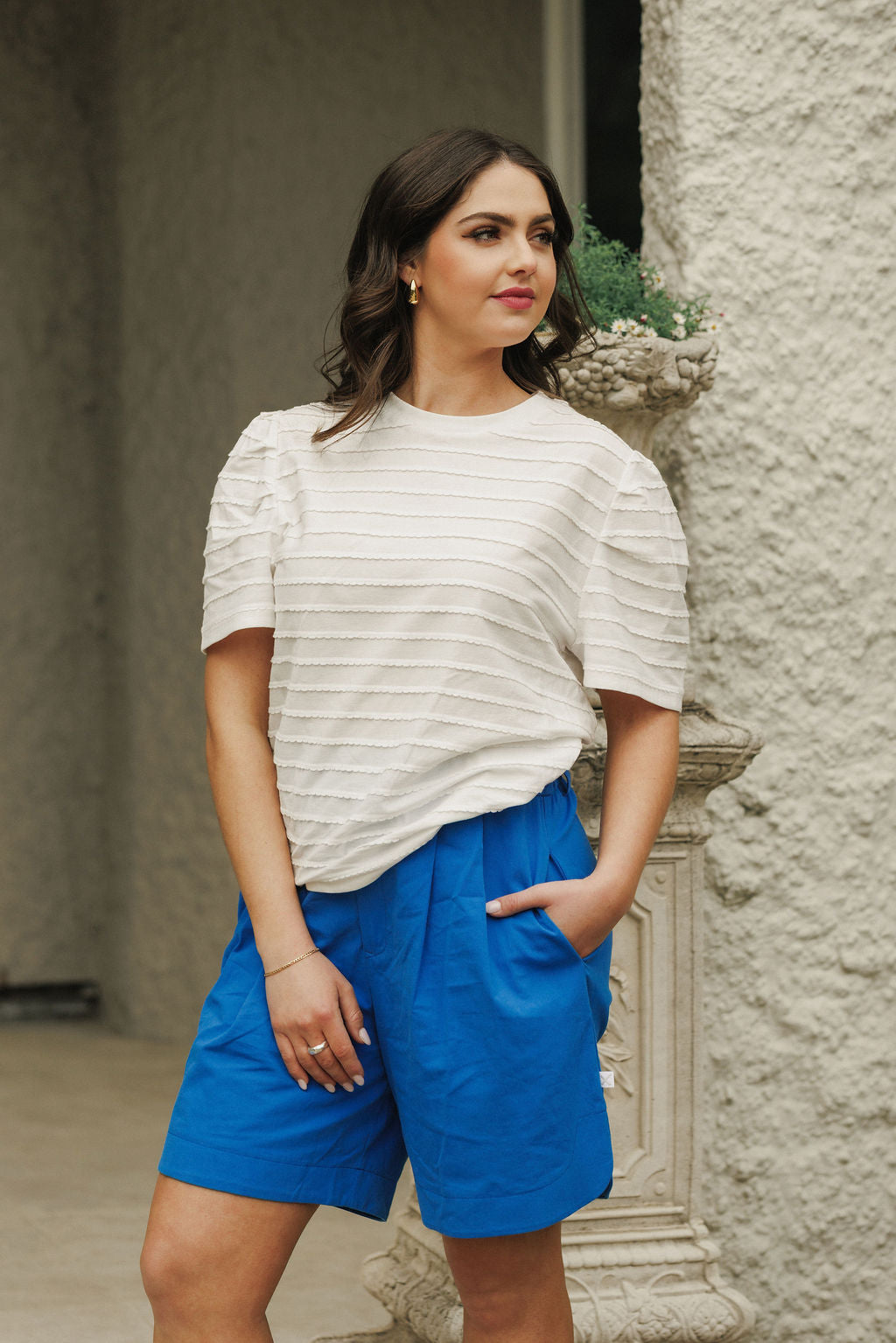 Homelee Rose Tee | Vanilla
