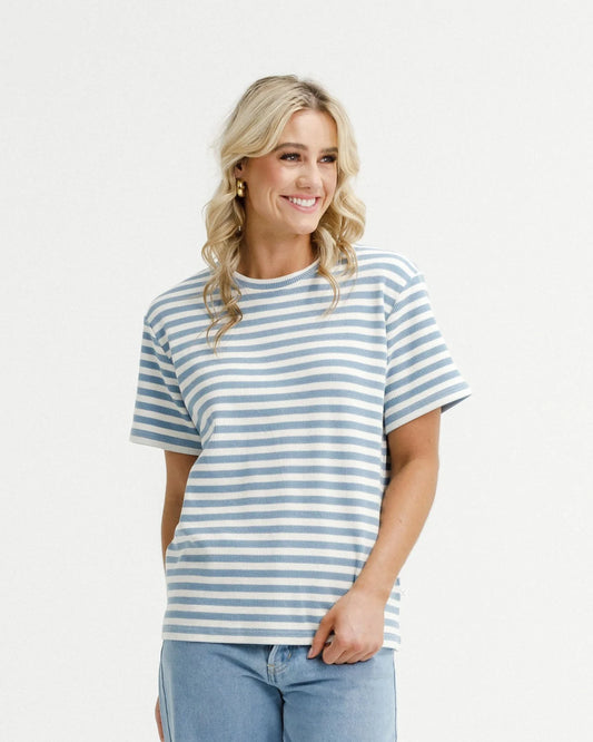 Homelee Chris Tee | Sky Stripes