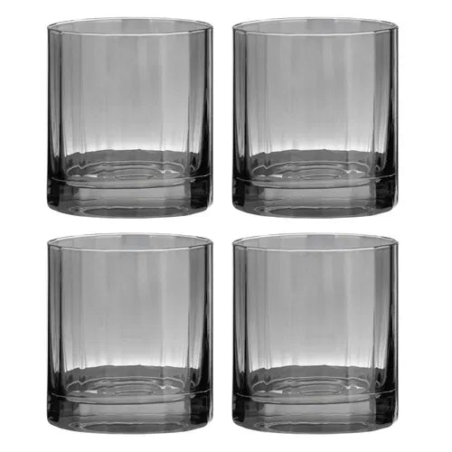 Tempa Ava Whisky Glass 4pk | Charcoal