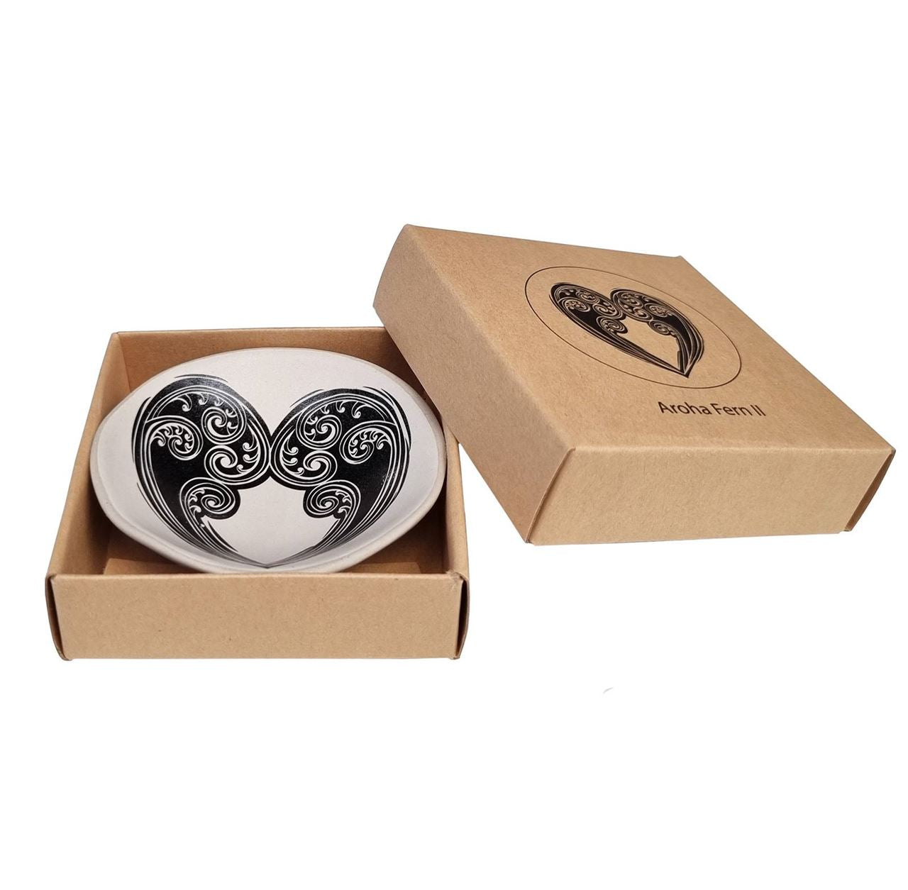 Jo Luping Design - Aroha Fern Black and White | 7cm Porcelain Bowl