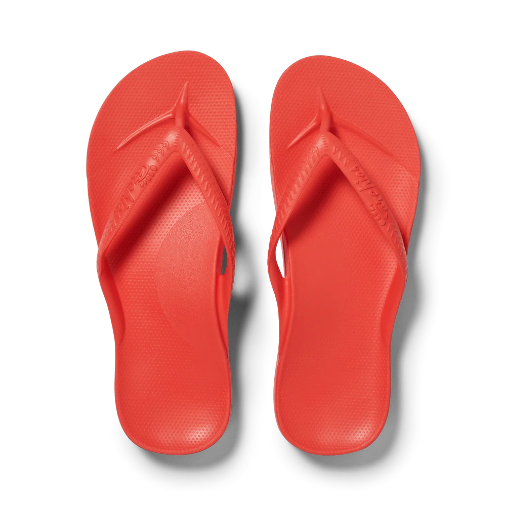 Archies Arch Support Jandals - Coral
