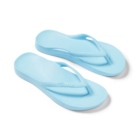 Archies Arch Support Jandals - Sky Blue