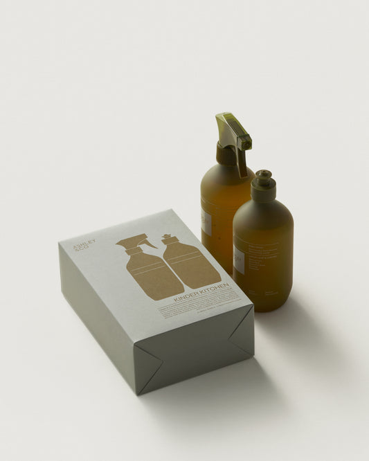Ashley & Co Kinder Kitchen Care Set | Lotus Leaf & Lustre