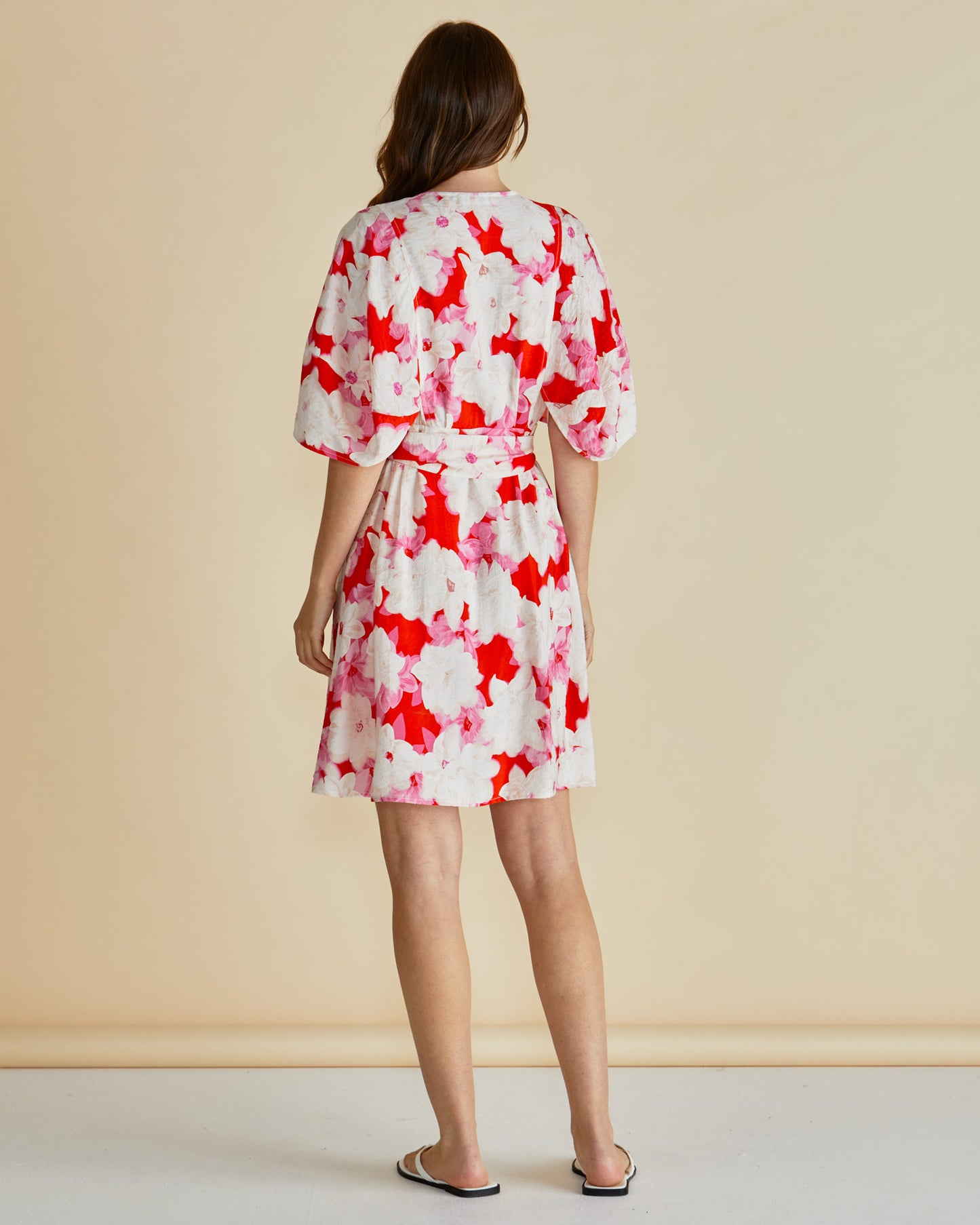 Betty Basics Gwenda Dress | Red Floral