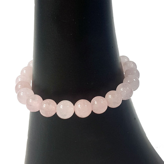 Earth Inspired Rose Quartz Bead Bracelet