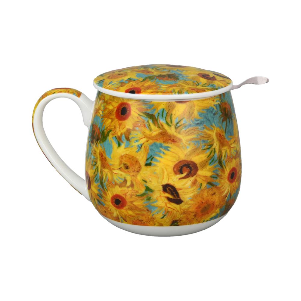 Artico Bluhen - van Gogh's Sunflowers Tea Infuser Mug
