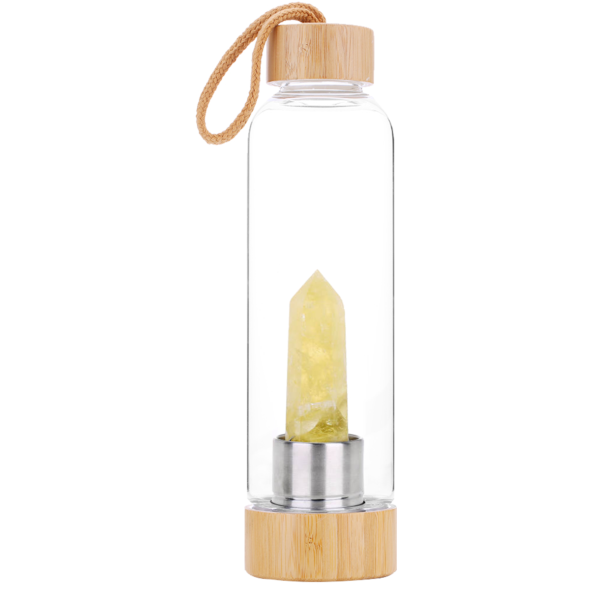 Crystal Glass Water Bottle
