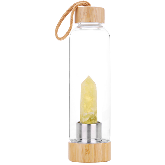 Crystal Glass Water Bottle