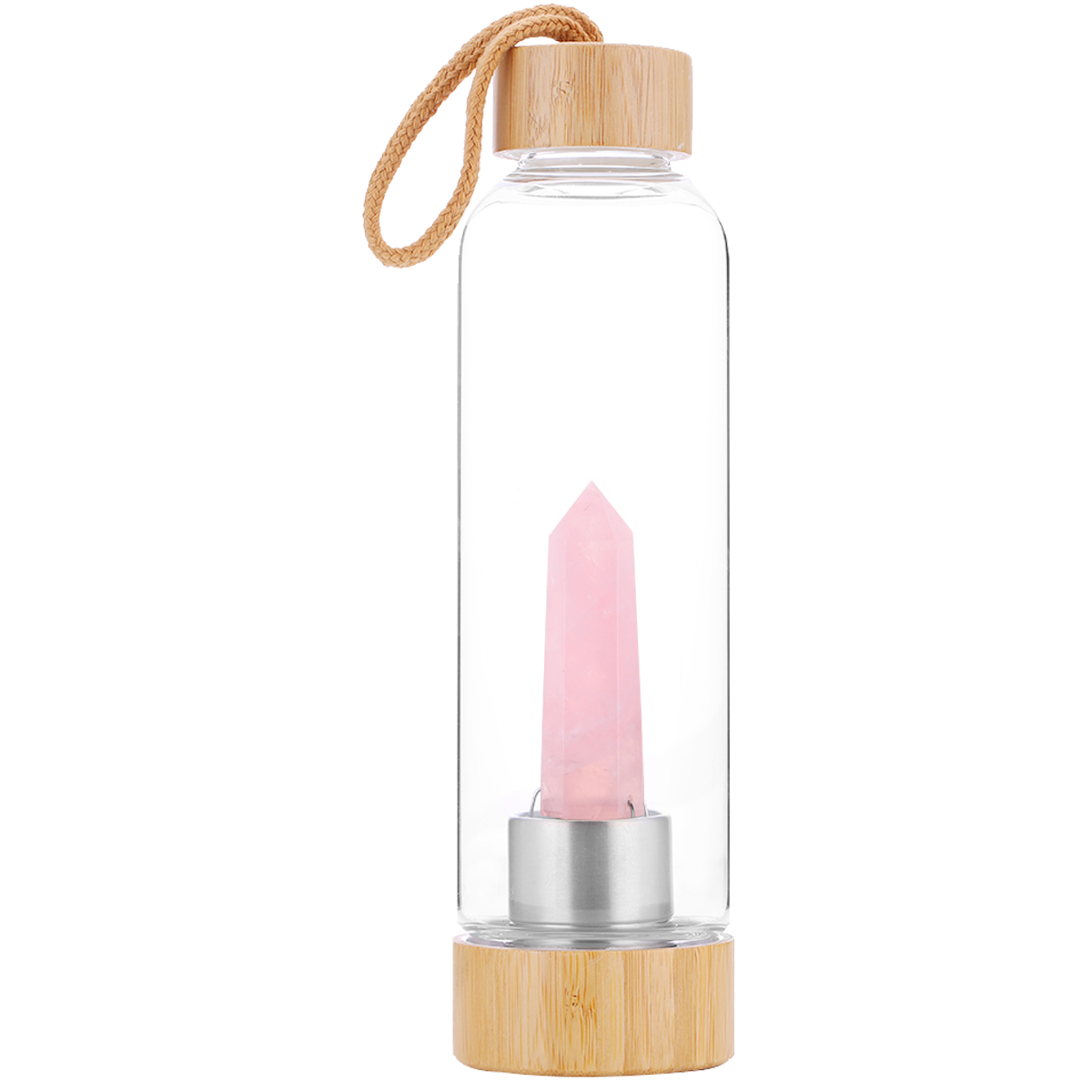 Crystal Glass Water Bottle