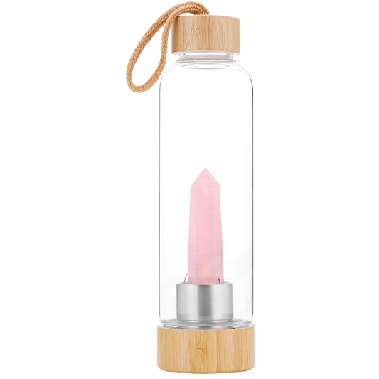 Crystal Glass Water Bottle