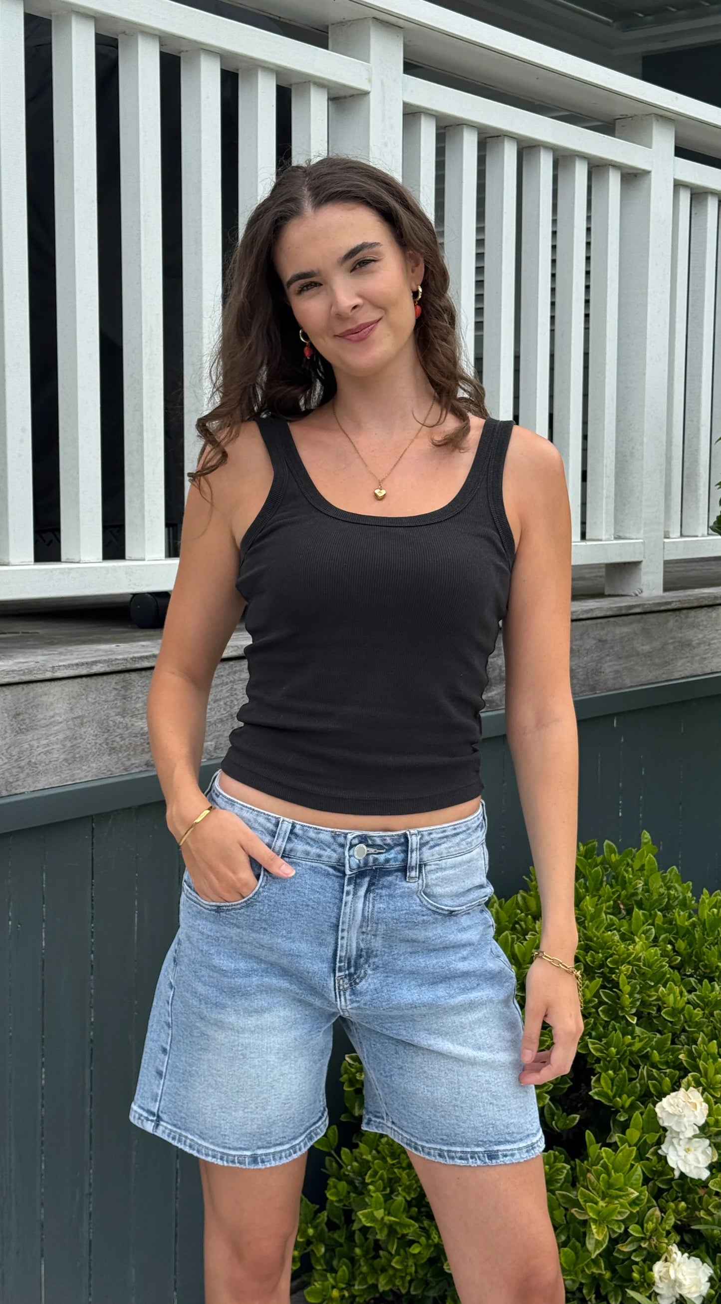 Junkfood Bronte Shorts | Mid Blue
