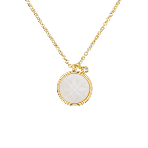 Little Taonga Mother of Pearl Matariki Whetū Necklace