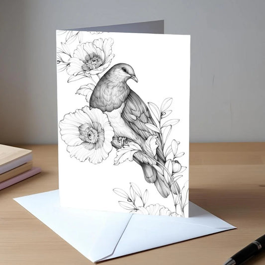 Katy Hayward Card - You Can Rest Kereru