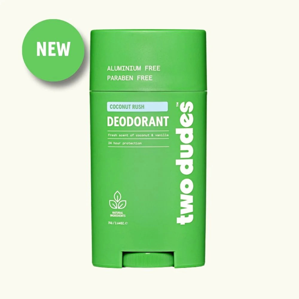 Two Dudes Men's Aluminium Free Deodorant | Coconut Rush