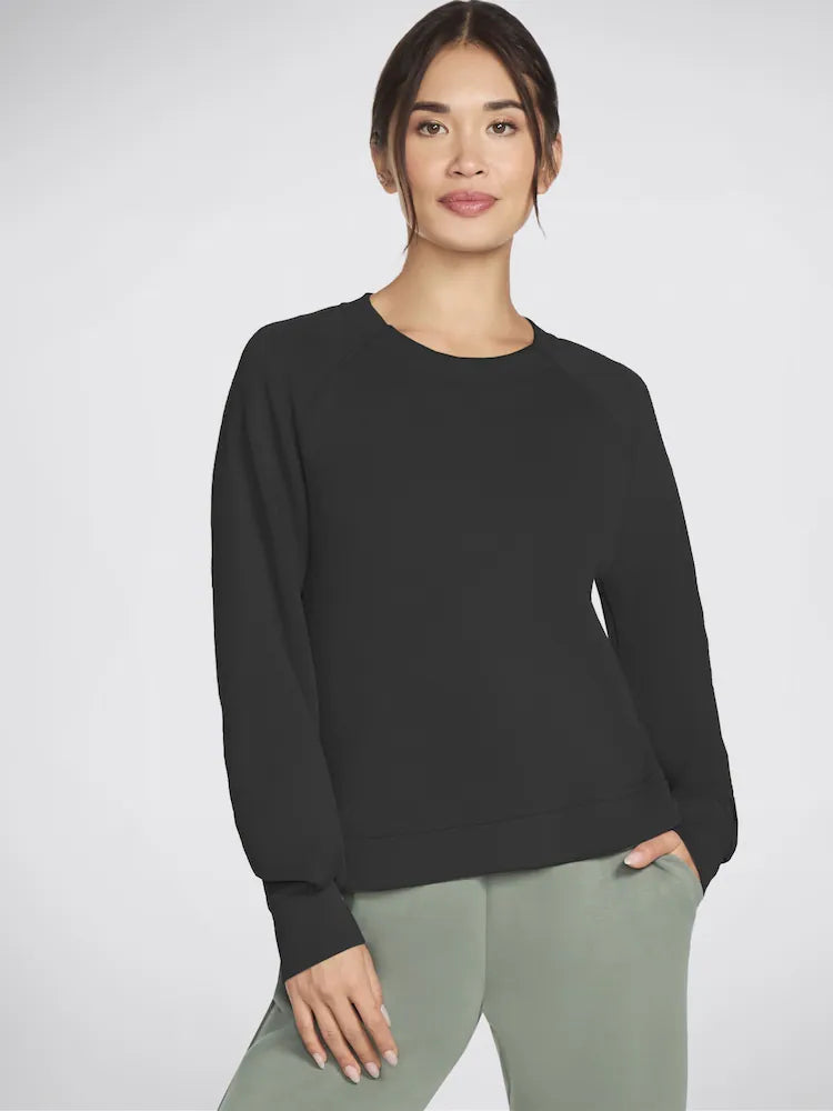 Skechers Skechluxe Elevate Crew Neck Sweatshirt | Black