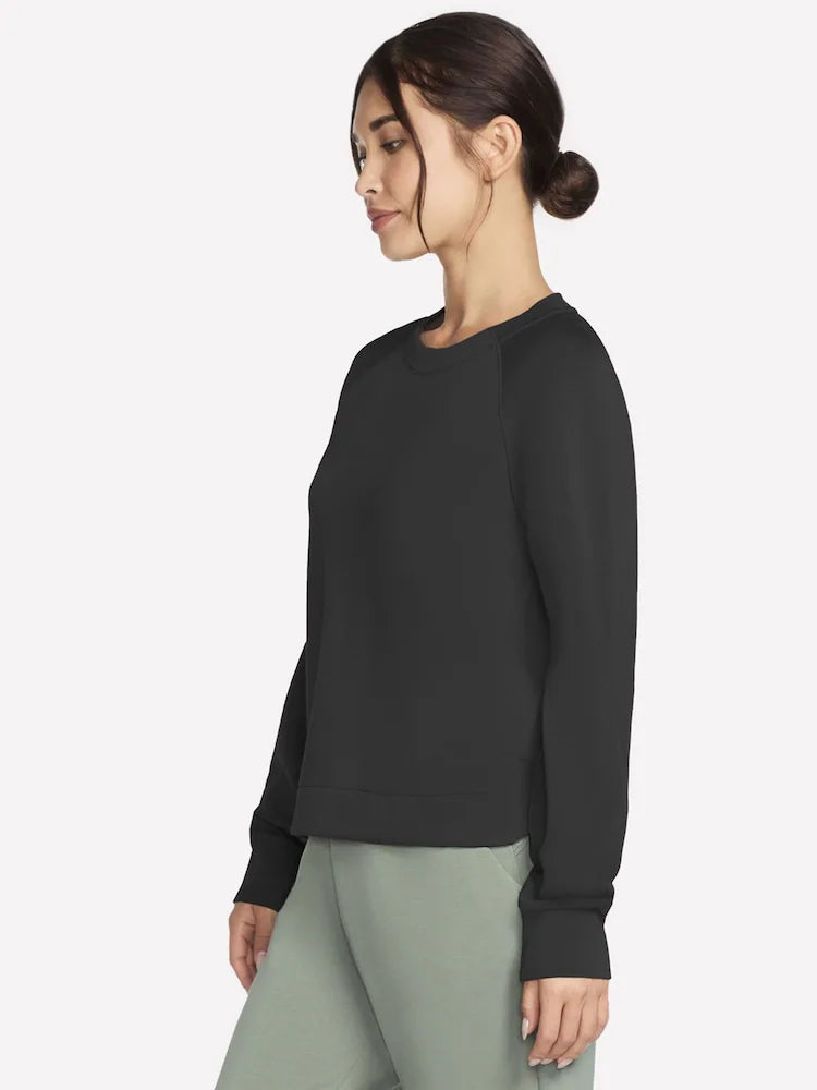 Skechers Skechluxe Elevate Crew Neck Sweatshirt | Black