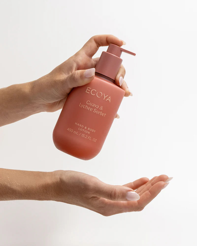 ECOYA The Bathroom Edit Gift Set | Guava & Lychee Sorbet