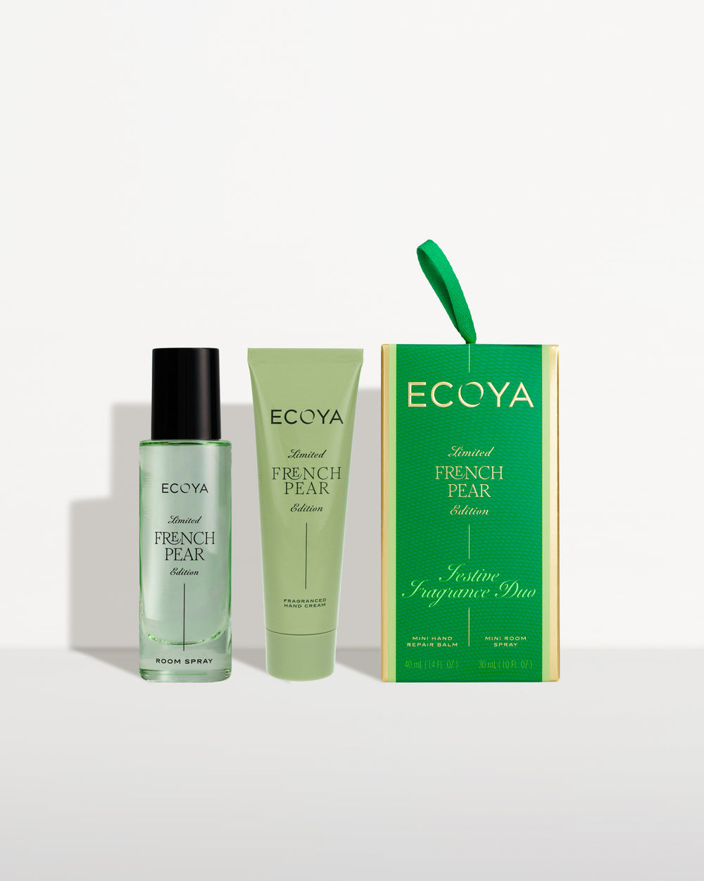 Ecoya French Pear Festive Fragrance Duo