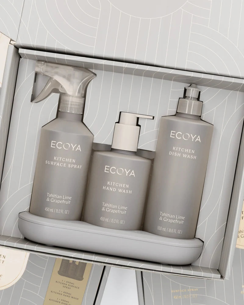 Ecoya Kitchen Gift Set - Tahitian Lime & Grapefruit