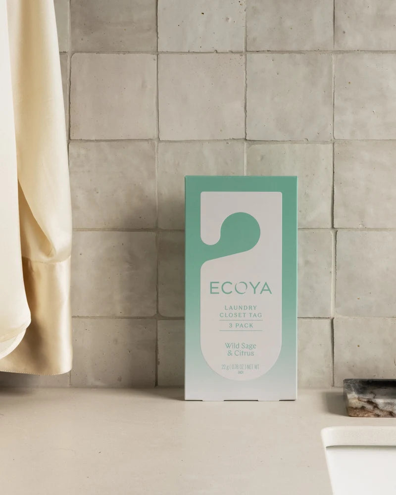 Ecoya Wild Sage & Citrus Closet Tag Set