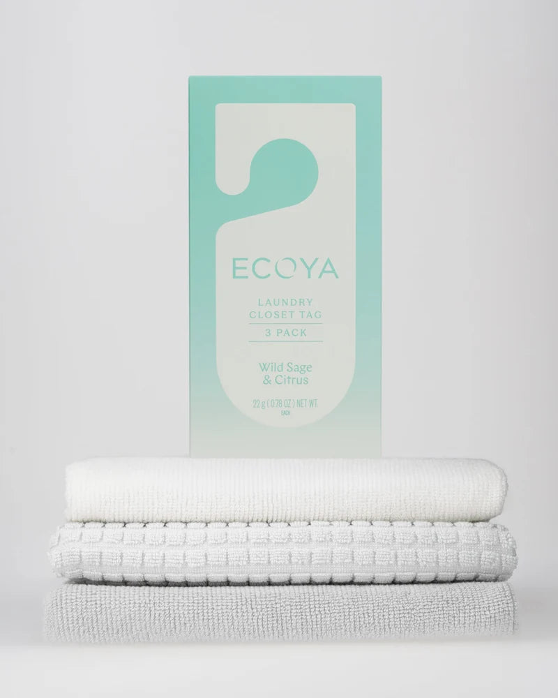 Ecoya Wild Sage & Citrus Closet Tag Set