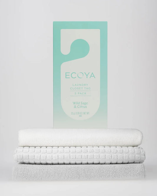 Ecoya Wild Sage & Citrus Closet Tag Set