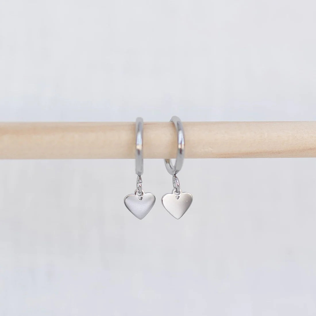 Katy B Heart Hoop Earrings