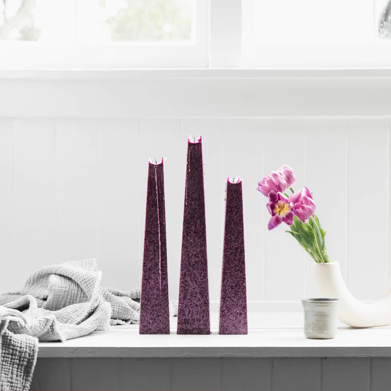 Living Light Icicle Candle - Wild Plum