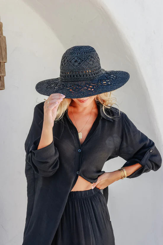 Free Spirit Australia Sky Hat | Black