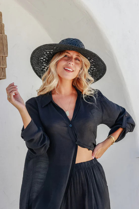 Free Spirit Australia Sky Hat | Black