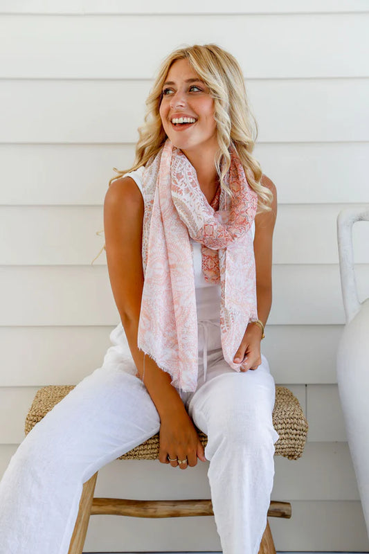 Free Spirit Australia Whisper Scarf | Blush Pink